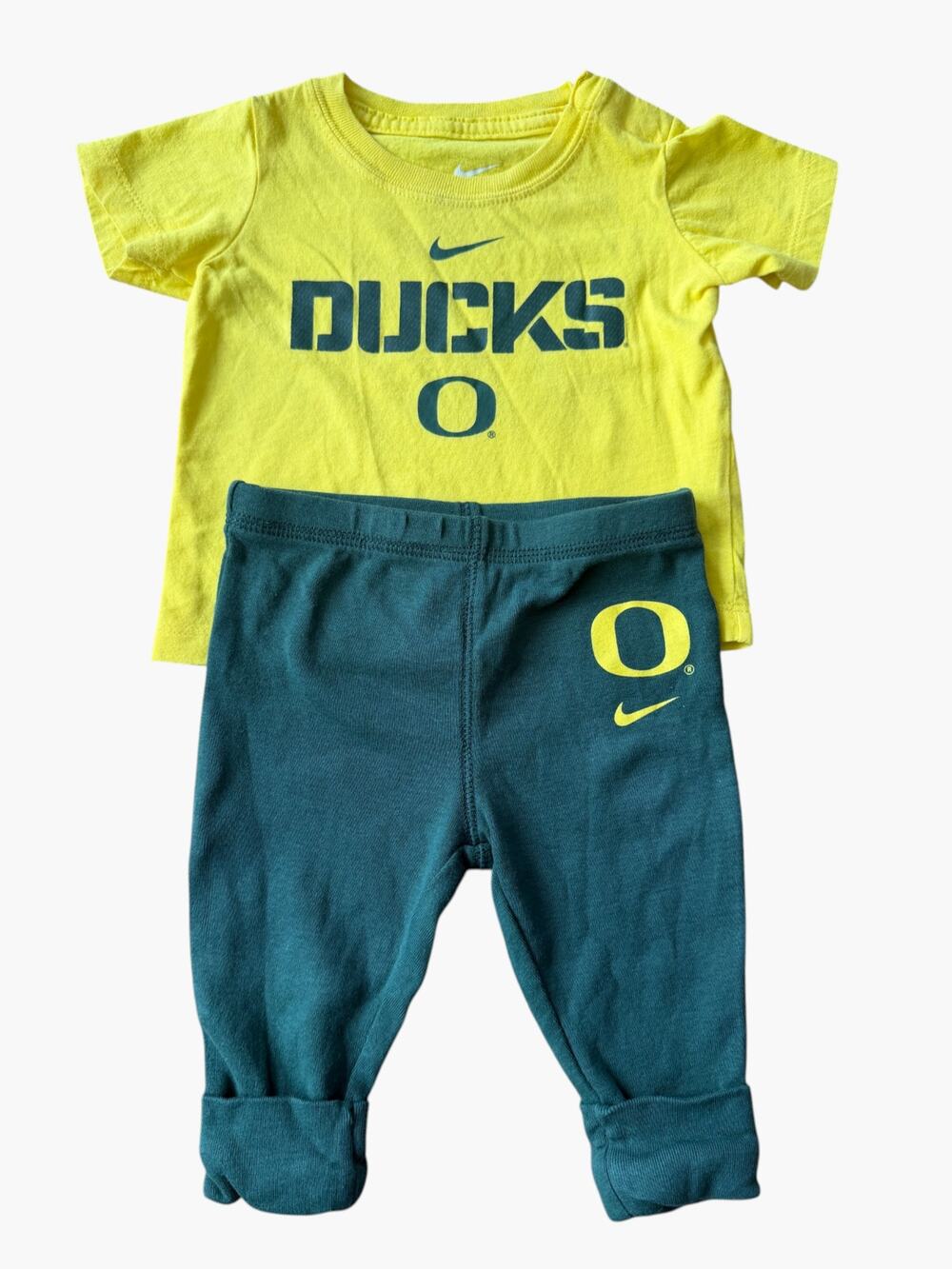 Nike Oregon Ducks 2 Piece Outfit Baby 3/6M Football Season